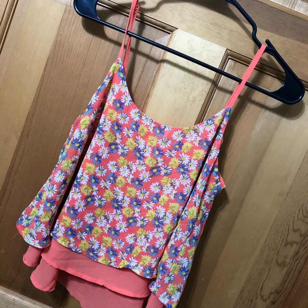 Flower crop top